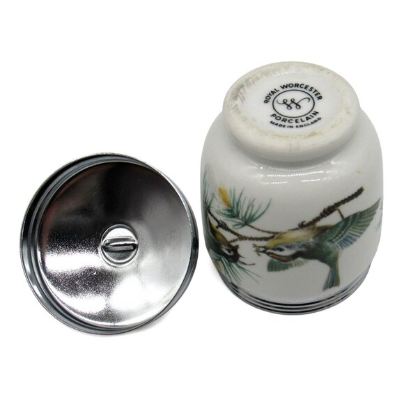 ROYAL WORCESTER Porcelain Egg Coddler England Vintage - Picture 10 of 10